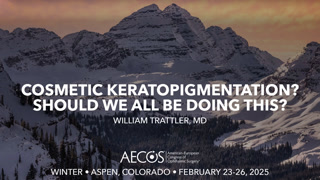 Cosmetic Keratopigmentation? Should we all be doing this?